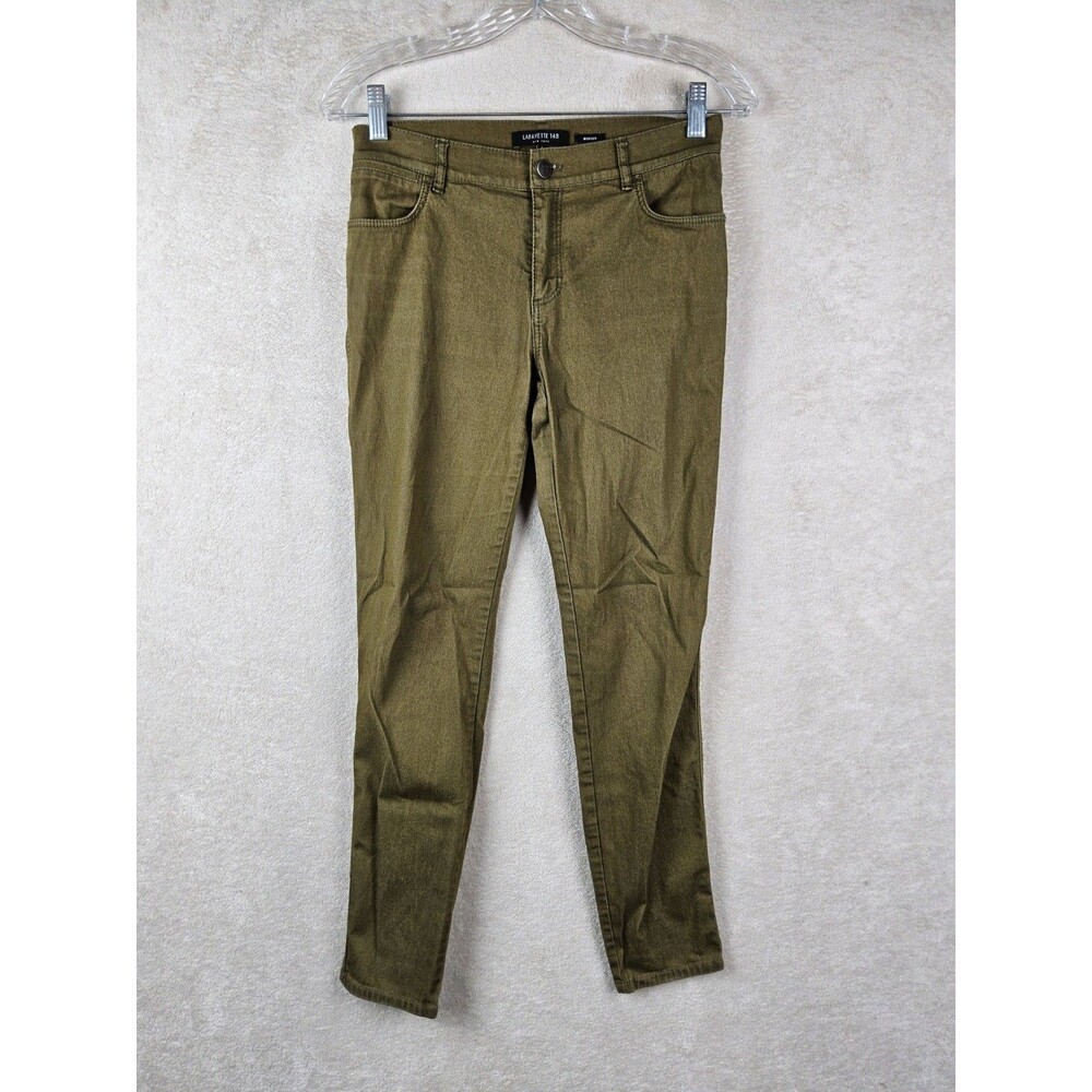 Lafayette 148 Women's Mercer Brown Denim Jeans Size 2